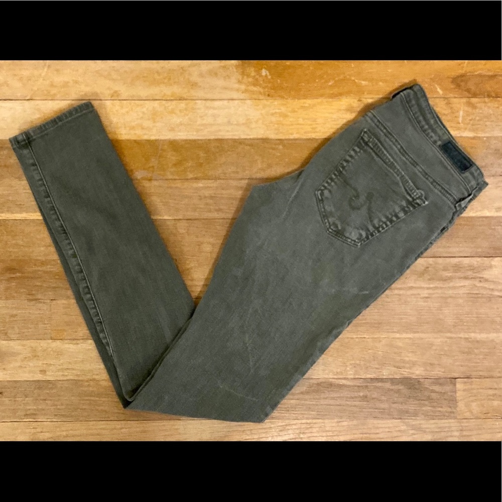 AG The Legging Super Skinny Jean Olive size 28